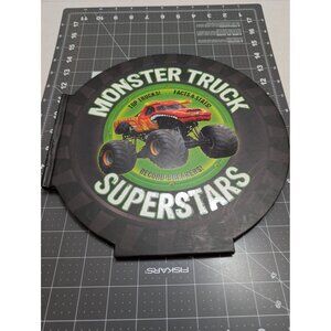 Monster Truck Record Beakers Super Stars book Carlton KIDS HC 2019 round shape